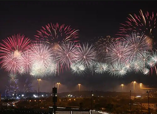 宜君县焰火晚会